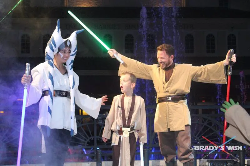 Make a Wish Foundation’s – The Knighting of Jedi Brady
