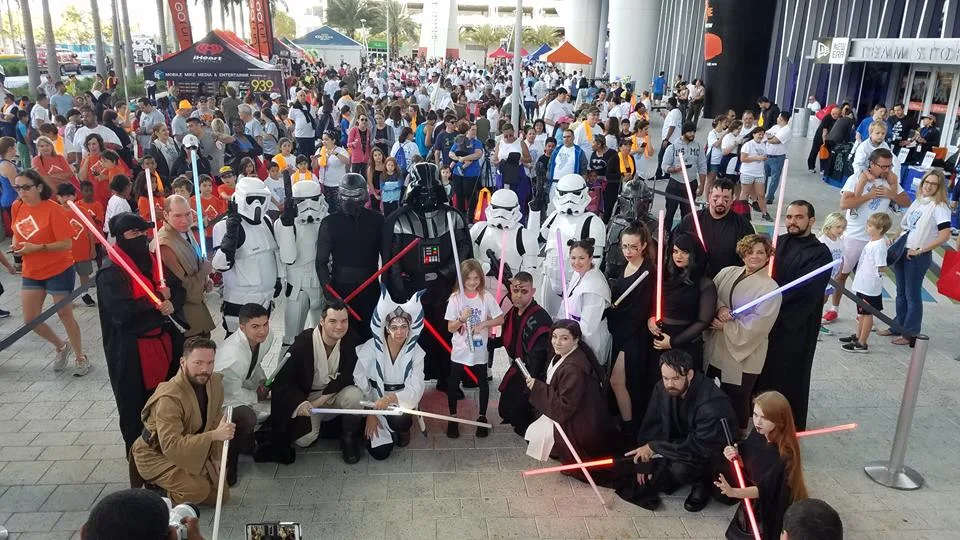 SaberCraft perform at DRI Walk for the Cure at Marlins Park
